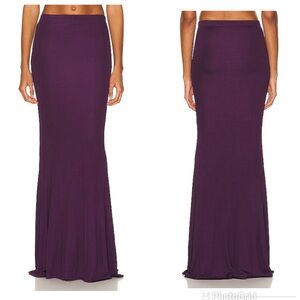 RTA Maxi Skirt in Grape
